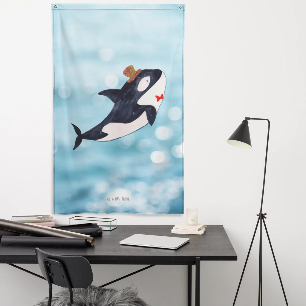 Tapestry orca cylinder Decoration, Wall hanging, Tapestry, Boho, Seafood, aquatic animals, ocean, sea, fish, shells, corals, reef, whale, narwhal, sea urchin, lobster, platypus, turtle, manatee, crocodile, orca, shrimp, gifts for seafood lovers, water world, underwater animals, underwater world, vacation, deep sea, seafood fans, gift ideas, seafood decoration, seafood posters, congratulations, party, birthday, confetti, glitter, celebration, feast