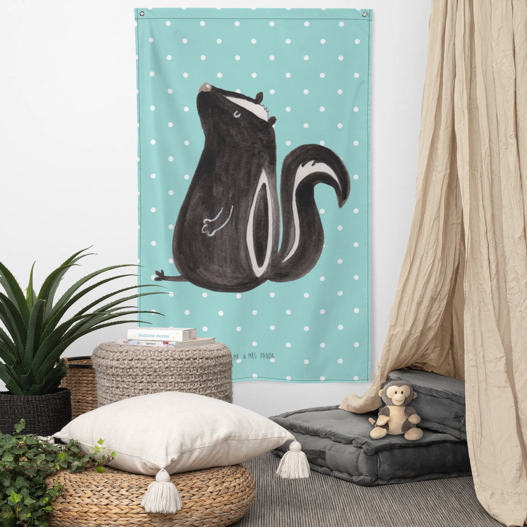 Tapestry skunk Sit Textil-Kunst, Boho, Wandbild, Kinderzimmer Deko, Wandteppich, Wandtuch, Wandbehang, Kinderzimmer, Kinderzimmer Wand, Tapisserie, Wand Deko, Wanddeko, Tapestry, Schmuck-Wandbehang, Dekoration, Kinderzimmer Wanddeko, Stinktier, Skunk, Besserwisser, Büro, Stinki, Recht, Wildtier, Raubtier, Stinker, Spruch