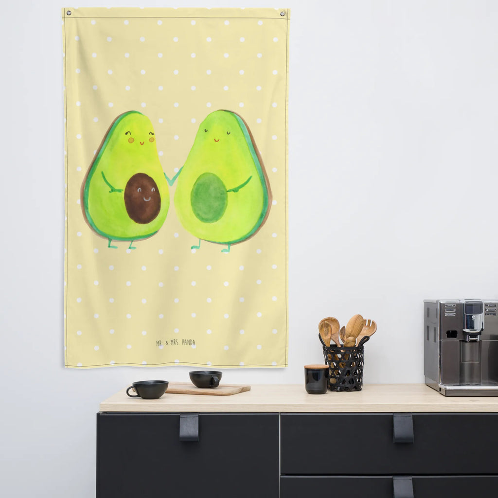 Wandteppich Avocado Pärchen Wandbehang, Tapestry, Schmuck-Wandbehang, Wandteppich, Wandtuch, Kinderzimmer Deko, Wandbild, Kinderzimmer Wanddeko, Tapisserie, Wand Deko, Textil-Kunst, Kinderzimmer Wand, Boho, Avocado, Veggie, Vegan, Gesund, Schwangerschaft, Babyshower, Babyparty, Avocuddle, Geburt, Avocados, Kinder, Hochzeit, Familie, Liebe