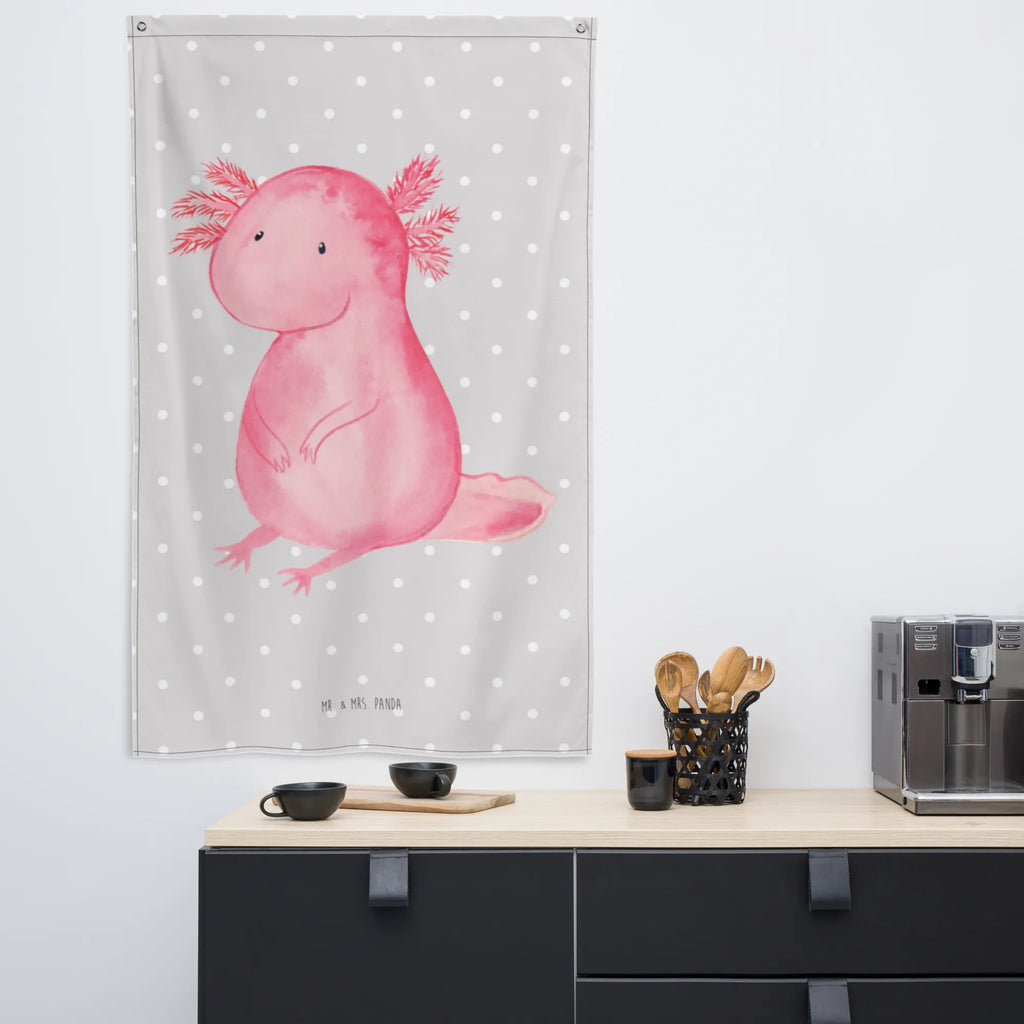 Tapestry axolotl zero Tapestry, Decoration, Wall hanging, Boho, Axolotl, Axelotl, marine animals, Mexican walking fish, salamander, lifestyle, love, cheerful, happy, Axolot, girlfriend, wisdom, contented, worldly wisdom