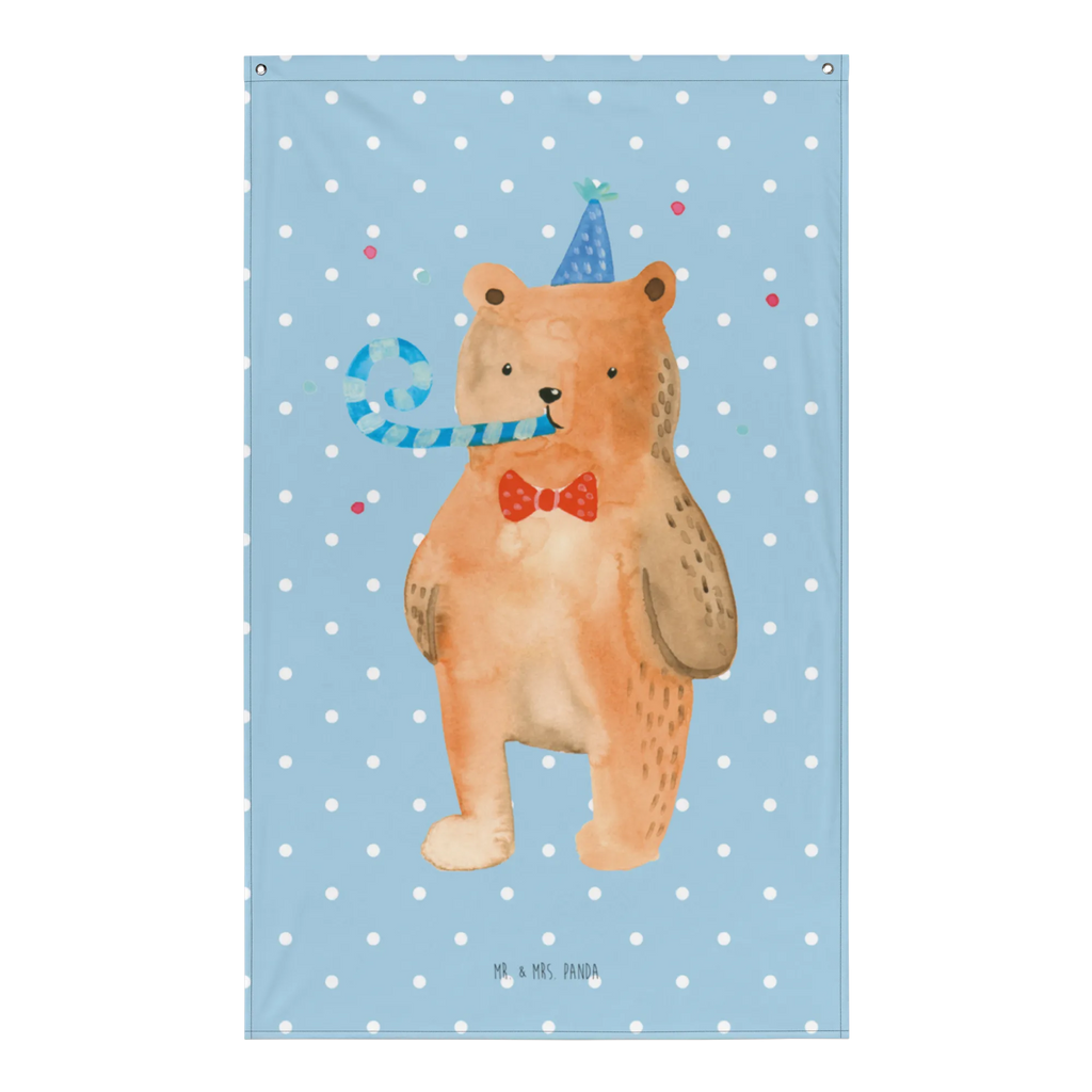 Tapestry bear Birthday Boho, Wall hanging, Tapestry, Decoration, bear, teddy, teddy bear, cuddly toy, Happy birthday