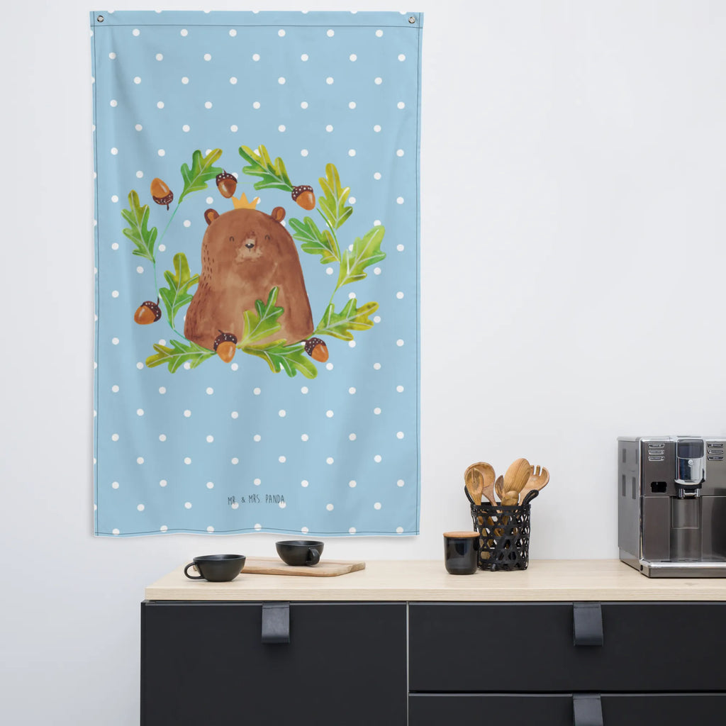 Wandteppich Bär König Wandteppich, Textil-Kunst, Wandbehang, Kinderzimmer Wand, Tapisserie, Boho, Kinderzimmer Wanddeko, Tapestry, Kinderzimmer Deko, Wandbild, Wandtuch, Schmuck-Wandbehang, Wand Deko, Teddy, Bär, Teddybär, Vatertag, Papi, Bester Vater, Dad, Papa, Vater, Papa Bär, Bester Papa, Weltbester Papa, Daddy