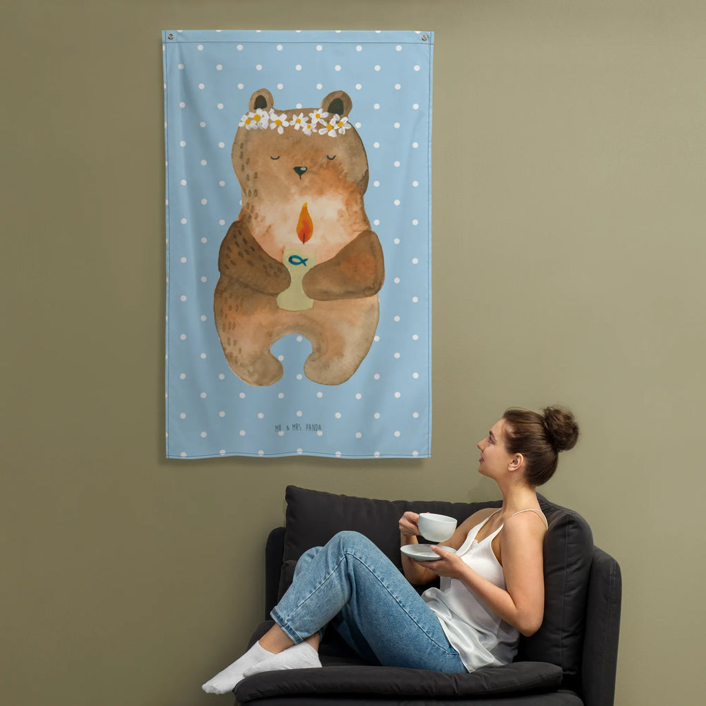 Tapestry bear communion Kinderzimmer Wanddeko, Kinderzimmer, Kinderzimmer Deko, Wandbild, Schmuck-Wandbehang, Kinderzimmer Wand, Wandbehang, Tapestry, Dekoration, Textil-Kunst, Wandteppich, Wand Deko, Wandtuch, Wanddeko, Boho, Tapisserie, Bär, Teddy, Teddybär, katholisch, Taufkerze, Kommunion, Gottes Segen