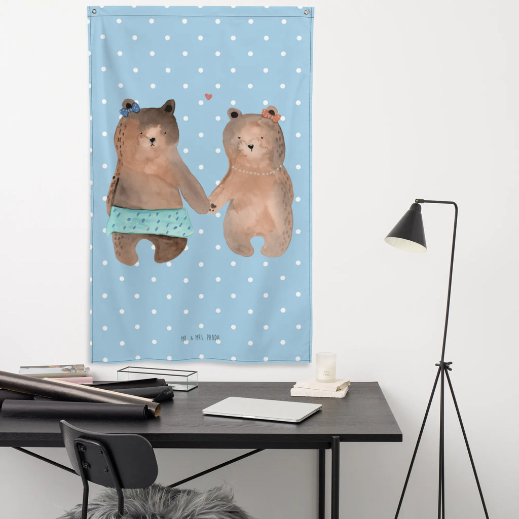 Tapestry bear Girlfriend Schmuck-Wandbehang, Wandteppich, Wand Deko, Wandbehang, Tapisserie, Boho, Textil-Kunst, Kinderzimmer Wanddeko, Kinderzimmer Deko, Wandbild, Tapestry, Wandtuch, Kinderzimmer Wand, Teddy, Bär, Teddybär, Bär Freundin Beste Freund Liebe Liebesbeweis Verliebt Kumpel Kumpeliene