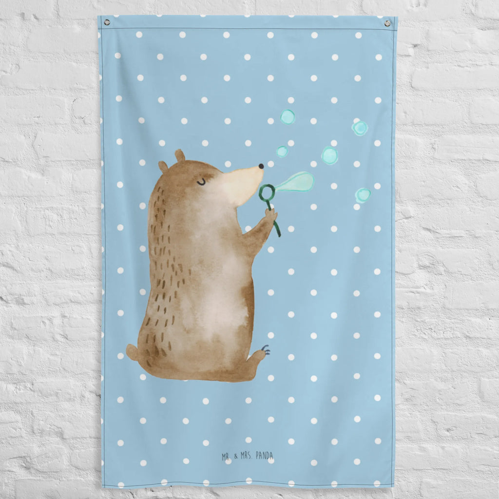Wandteppich Bär Seifenblasen Tapestry, Schmuck-Wandbehang, Kinderzimmer, Wandbehang, Kinderzimmer Wanddeko, Wandbild, Textil-Kunst, Wanddeko, Dekoration, Kinderzimmer Wand, Tapisserie, Kinderzimmer Deko, Wandtuch, Boho, Wandteppich, Wand Deko, Bär, Teddy, Teddybär, Seifenblasen Bär Lustig Sein Glücklich Traurig Happy
