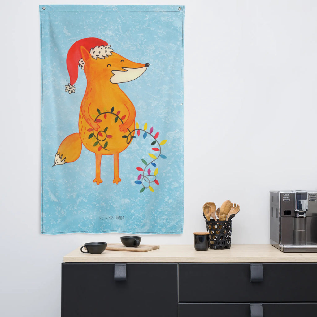 Tapestry Fox Christmas Tapestry, Wall hanging, Boho, Decoration, Winter, Christmas, Christmas time, snow, Gift Christmas, Saying beautiful, Santa Claus, Christmas Eve, Fox, Foxes