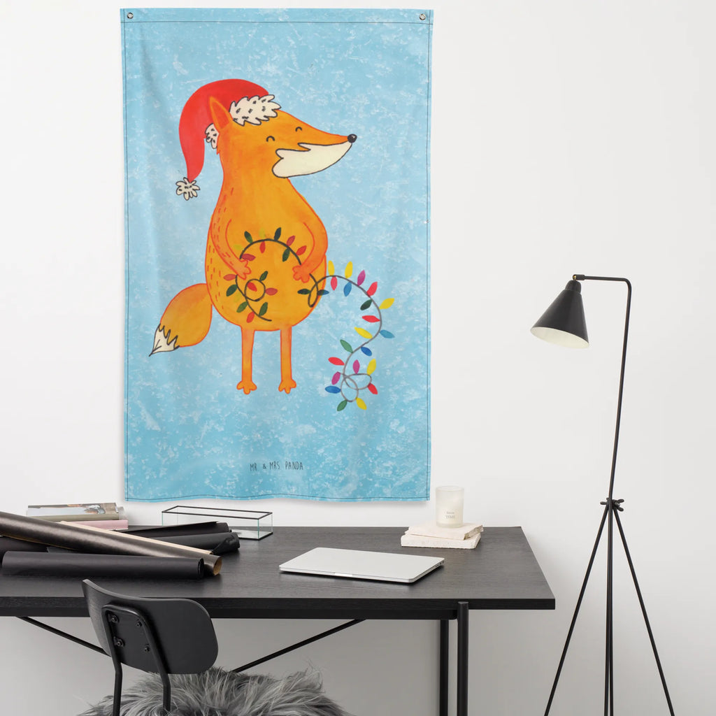 Tapestry Fox Christmas Tapestry, Wall hanging, Boho, Decoration, Winter, Christmas, Christmas time, snow, Gift Christmas, Saying beautiful, Santa Claus, Christmas Eve, Fox, Foxes