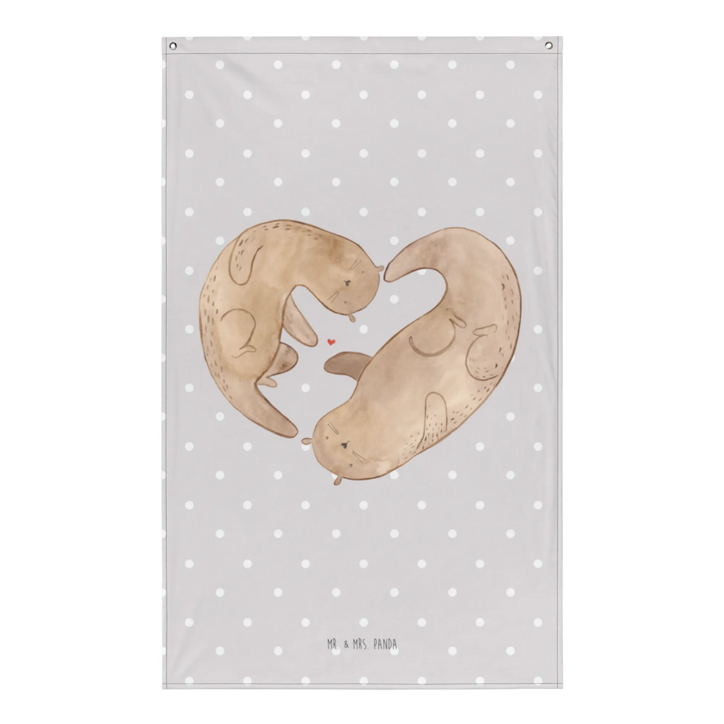 Tapestry otter Heart Boho, Tapestry, Decoration, Wall hanging, otter, marten, sea otter, European otter, water mammal, aquatic animal, baby otter, predator, water, otter gifts, animal lover, gift ideas for animal lovers, animal, mammal, water animal, gifts for people in love, engagement, heart, love gift, proof of love, better half, anniversary, wedding day, love you, life together, love