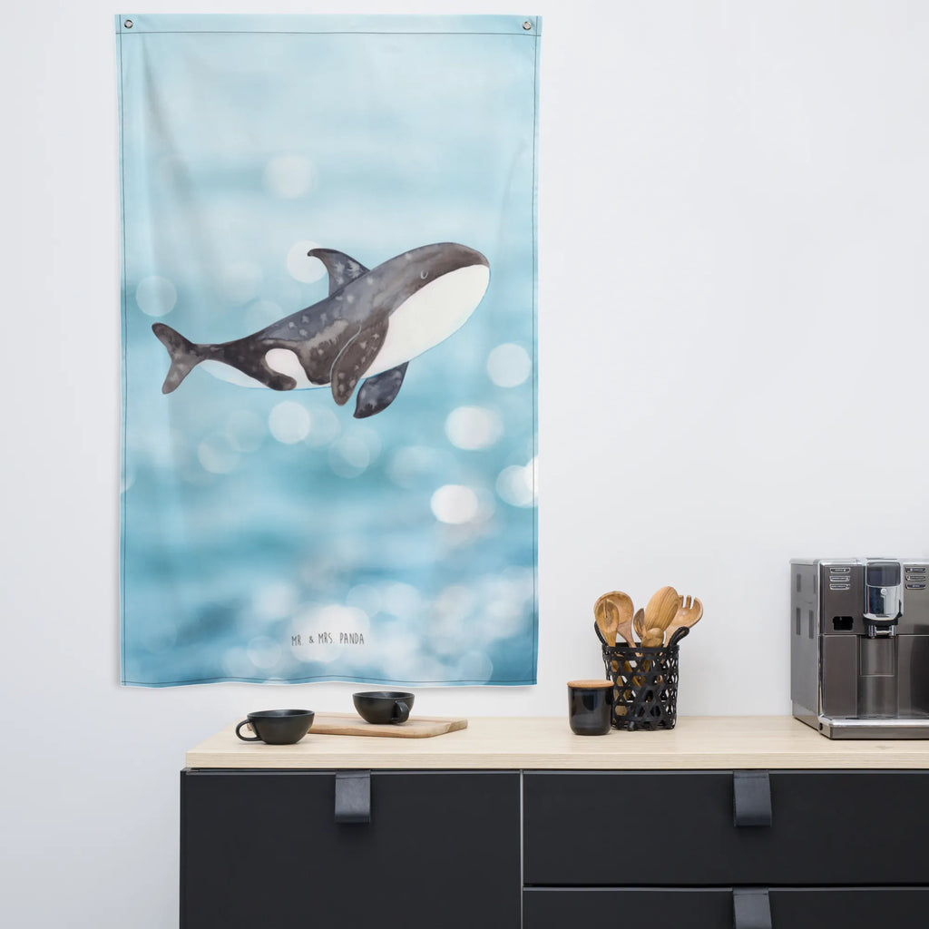 Wandteppich Orca Kinderzimmer Wand, Wandbild, Wandteppich, Wandtuch, Boho, Kinderzimmer, Kinderzimmer Wanddeko, Schmuck-Wandbehang, Kinderzimmer Deko, Dekoration, Textil-Kunst, Wanddeko, Wandbehang, Tapisserie, Tapestry, Wand Deko, Meerestiere, Meer, Urlaub, Neustart, Arbeit, Killerwal, Startup, Selbstliebe, Orcas, Büro, Wal, Orca, Möglichkeiten, Motivation