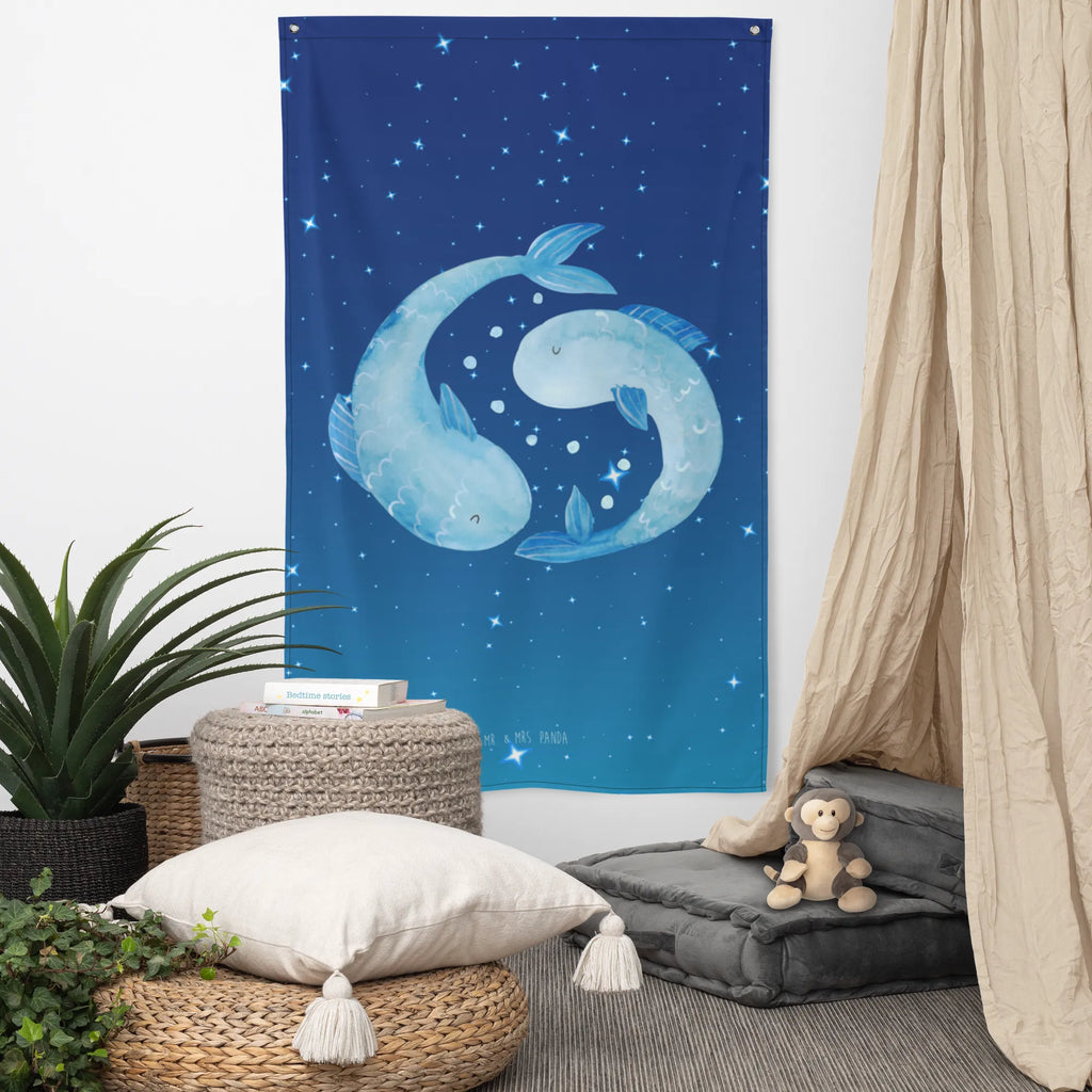 Tapestry Star sign fish Decoration, Tapestry, Wall hanging, Boho, constellations, birthdays, astrology, zodiac, date of birth, month of birth, fish sign, birthday february, gift march, birthday march, fish gift, fish, gift february, fish constellation