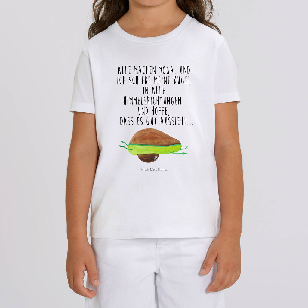 Organic Kinder T-Shirt Avocado Yoga Kinder T-Shirt, Kinder T-Shirt Mädchen, Kinder T-Shirt Jungen, Avocado, Veggie, Vegan, Gesund, Avocado Yoga Vegan