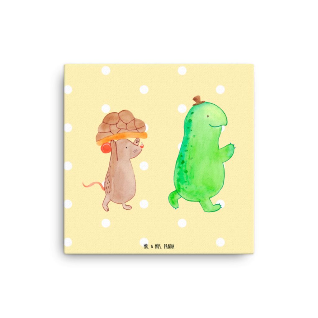 Leinwand Bild Schildkröte & Maus Kunstdruck, Leinwand, Schildkröte, Beste Freundinnen, Beste Freunde, Freunde, Maus, Freundinnen