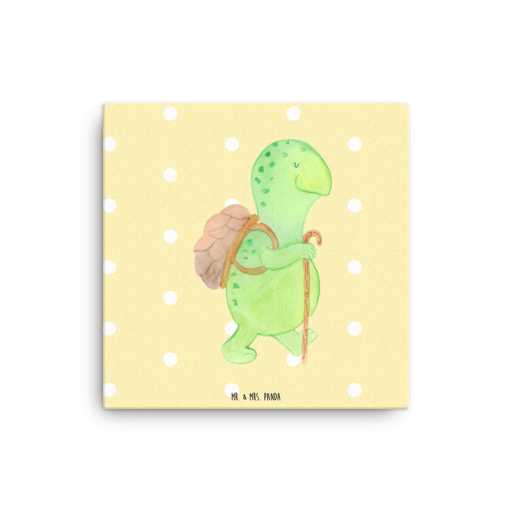 Leinwand Bild Schildkröte Wanderer Kunstdruck, Leinwand, Schildkröte, Schildkröten, Motivationssprüche, Motivationsspruch, Neuanfang, Motivation