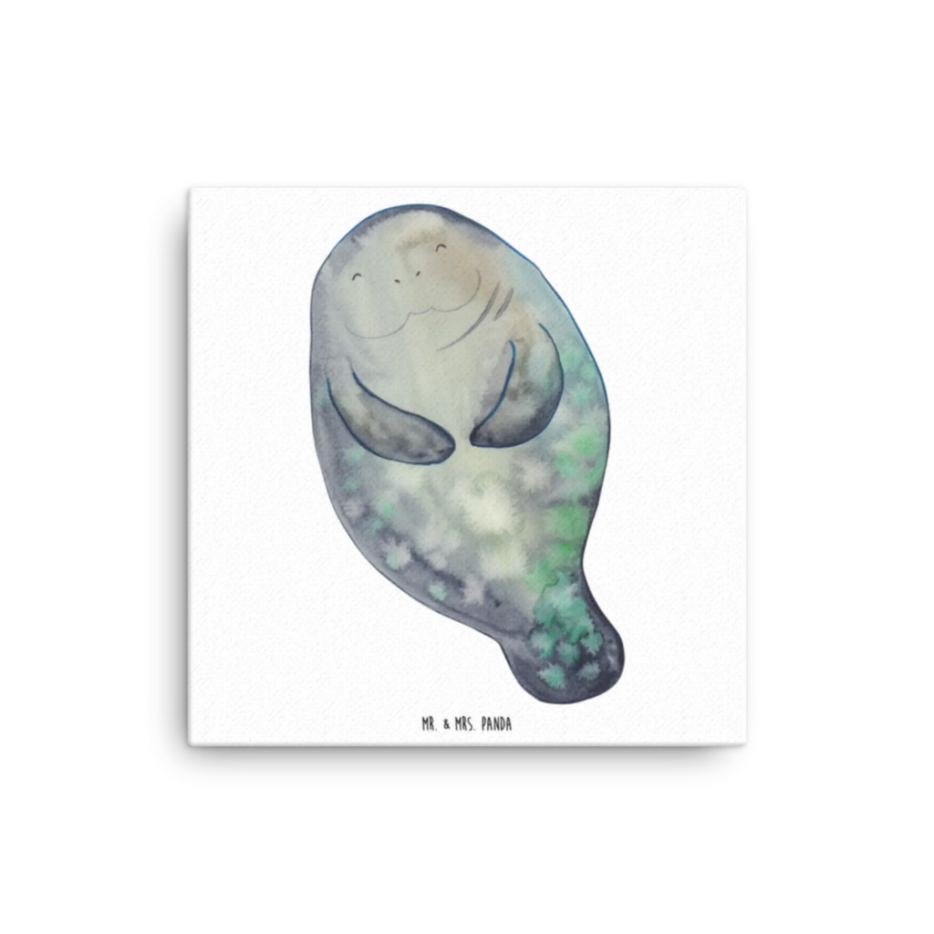 Canvas picture manatee happy Kunstdruck, Leinwand, Meerestiere, Meer, Urlaub, Achtsamkeit, Seekühe, Respekt, Freundin, Seekuh, Zufrieden, Neuanfang, Neustart, Liebeskummer, Selbstliebe
