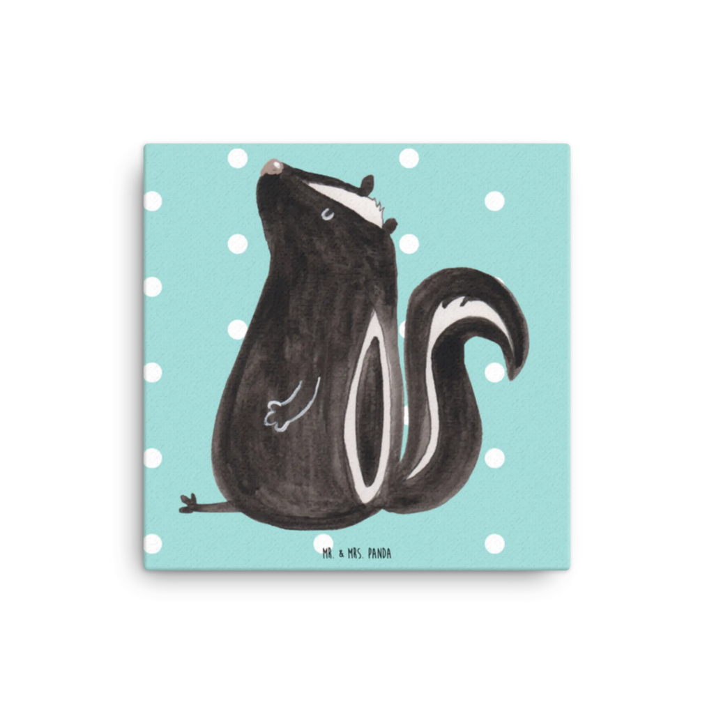 Leinwand Bild Stinktier Sitzen Leinwand, Kunstdruck, Stinktier, Skunk, Stinki, Wildtier, Stinker, Raubtier, Büro, Recht, Besserwisser, Spruch