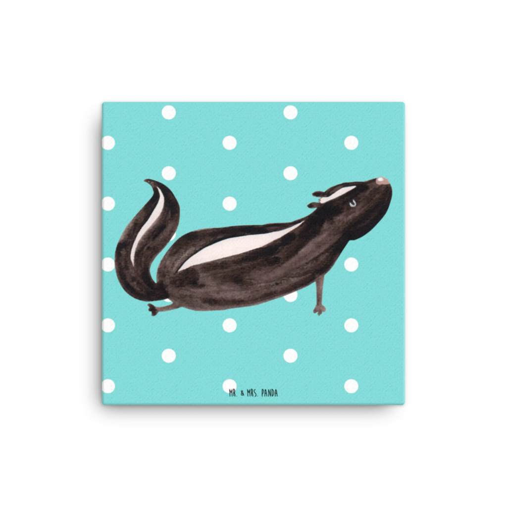 Canvas picture skunk yoga Kunstdruck, Leinwand, Stinktier, Skunk, Wildtier, Namaste, Liebe, Yoga, Lebe, Lache, Stinker, Raubtier, Stinki