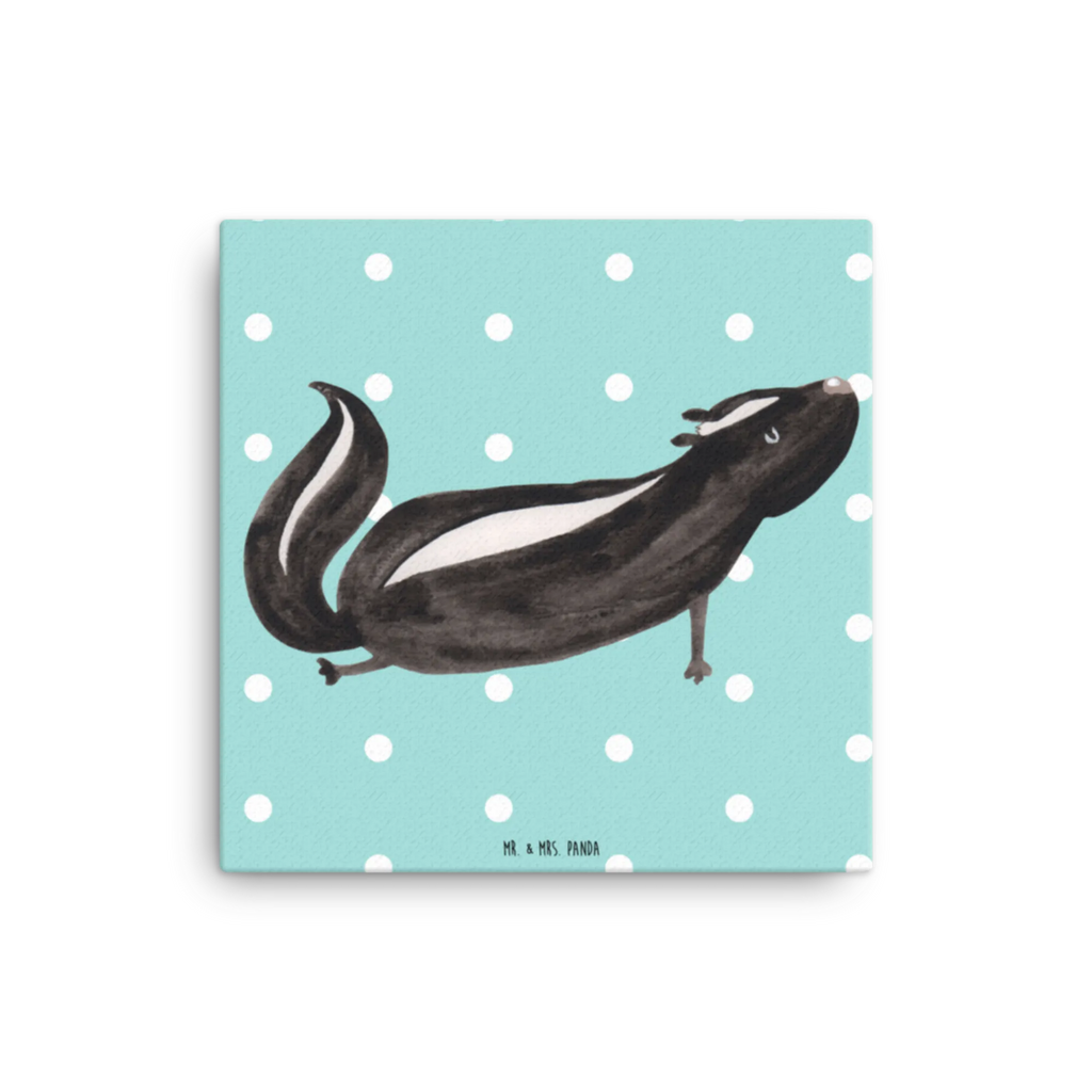 Canvas picture skunk yoga Kunstdruck, Leinwand, Stinktier, Skunk, Wildtier, Namaste, Liebe, Yoga, Lebe, Lache, Stinker, Raubtier, Stinki