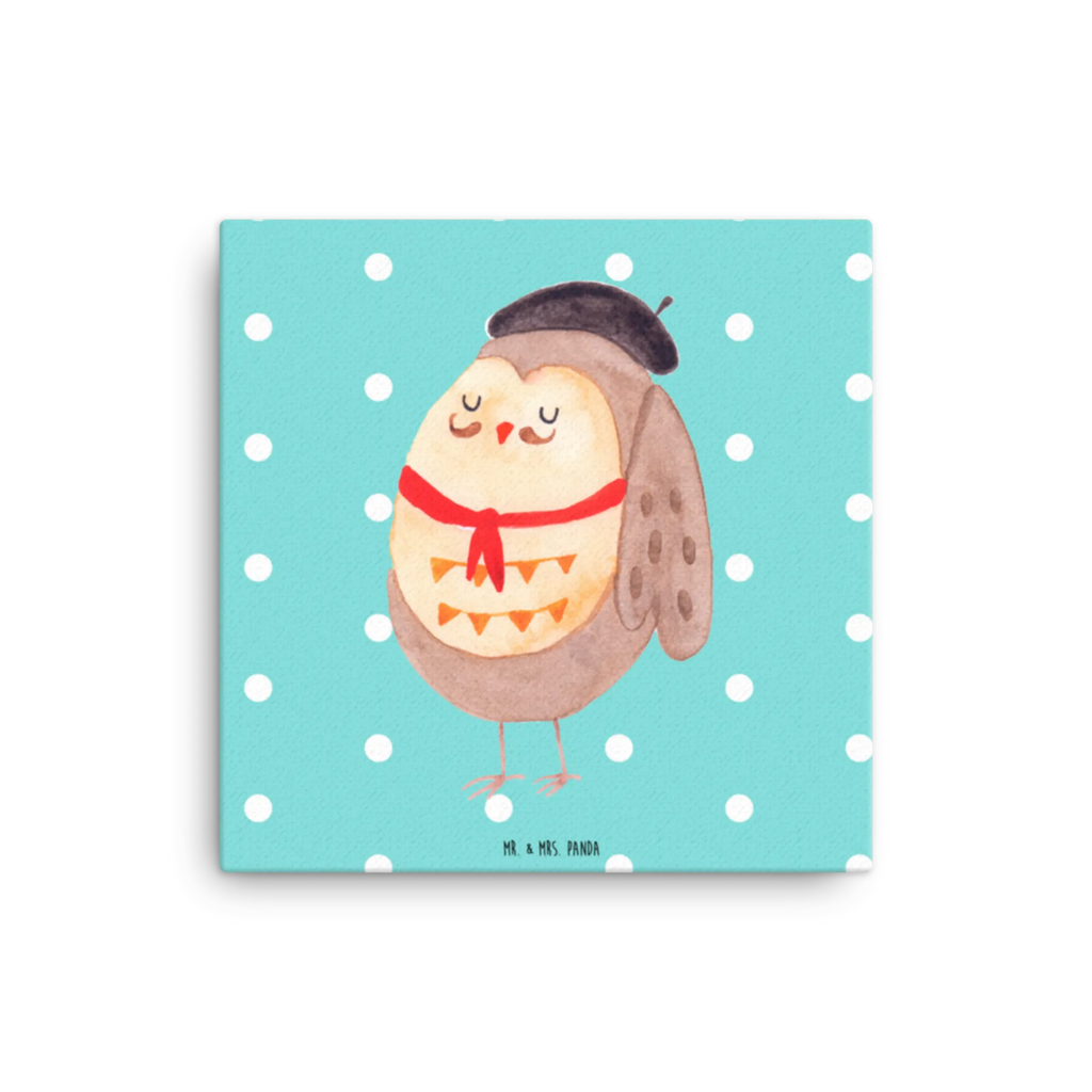 Canvas picture Owl France Kunstdruck, Leinwand, Eule, Hibou, Frankreich, Owl, Eulen, Spruch schön, La Vie Est Belle, Spruch Französisch, Das Leben Ist schön, Eule Deko