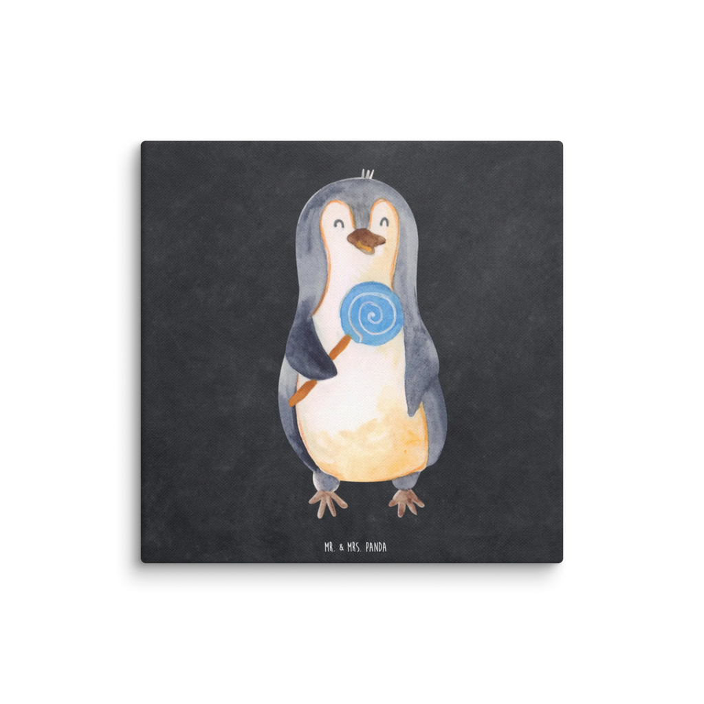 Canvas picture Penguin lollipop Leinwand, Kunstdruck, Pinguin, Ganove, Rabauke, Lolli, Pinguine, Süßigkeiten, Rebell, Gauner, Spruch, Blödsinn