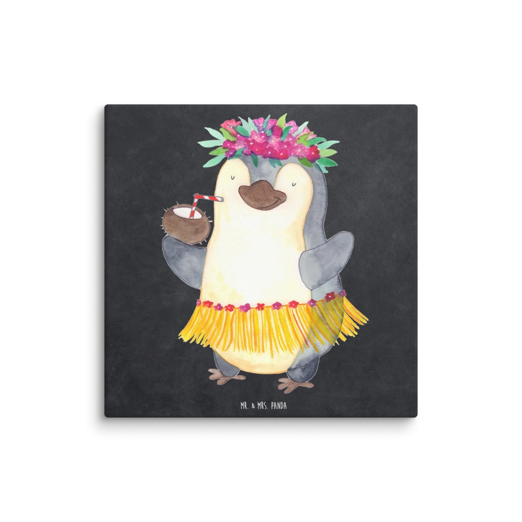 Leinwand Bild Pinguin Kokosnuss Kunstdruck, Leinwand, Pinguin, Hawaii, Aloha, Urlaub, Kokosnuss, Pinguine