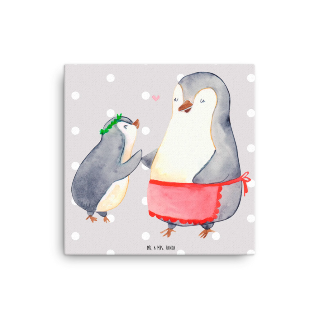 Canvas picture Penguin with child Kunstdruck, Leinwand, Vatertag, Schwester, Muttertag, Bruder, Papa, Mama, Oma, Opa, Familie, Mutti, Mutter, Mami, Geburststag, Geschenk