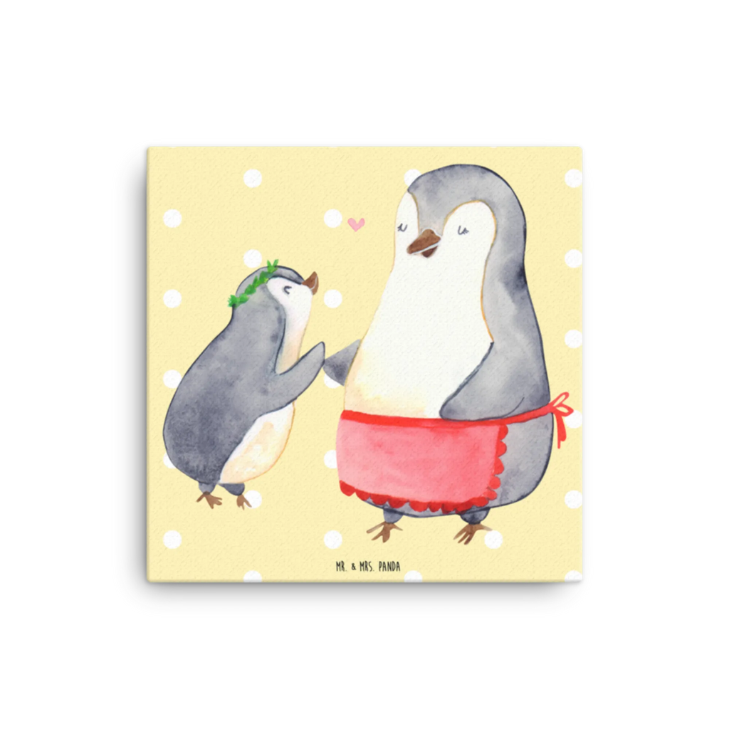 Canvas picture Penguin with child Kunstdruck, Leinwand, Vatertag, Schwester, Muttertag, Bruder, Papa, Mama, Oma, Opa, Familie, Mutti, Mutter, Mami, Geburststag, Geschenk