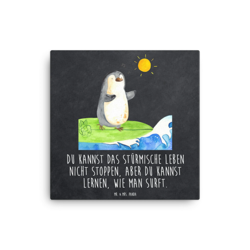 Canvas picture Penguin surfer Kunstdruck, Leinwand, Pinguin, Portugal, Surfer, Urlaub, Wellen Reiten, Surfen, Hawaii, Wellen, Pinguine