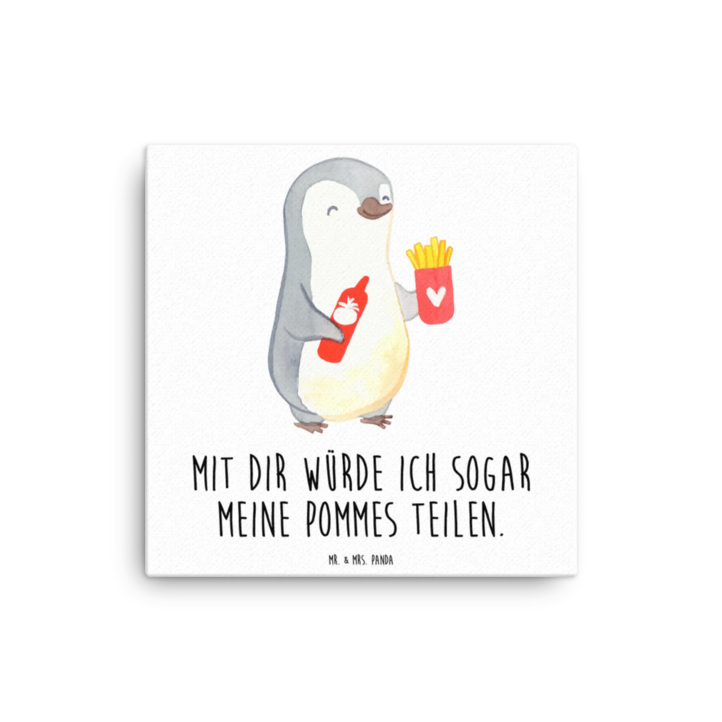 Canvas picture penguin French fries Kunstdruck, Leinwand, Verlobung, Partner, Ehemann, Ehefrau, Liebe, Heiraten, Liebesgeschenk, Heiratsantrag, Hocheitstag, Freundin, Jahrestag, Freund, Hochzeitstag, für Männer, Geschenk für Frauen, Geschenk für Partner, Geschenk für Freundin, für Ehemann, Valentinstag, Liebesbeweis, Mitbringsel