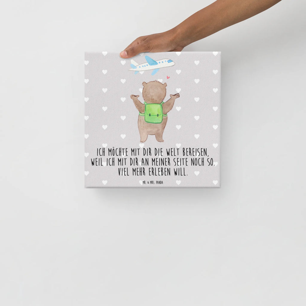 Leinwand Bild Bär Flugzeug Kunstdruck, Leinwand, Verlobung, Partner, Ehemann, Ehefrau, Liebe, Heiraten, Liebesgeschenk, Heiratsantrag, Hocheitstag, Freundin, Jahrestag, Freund, Liebesbeweis, für Männer, Geschenk für Freundin, Valentinstag, Mitbringsel, Hochzeitstag, Geschenk für Partner, Geschenk für Frauen, für Ehemann