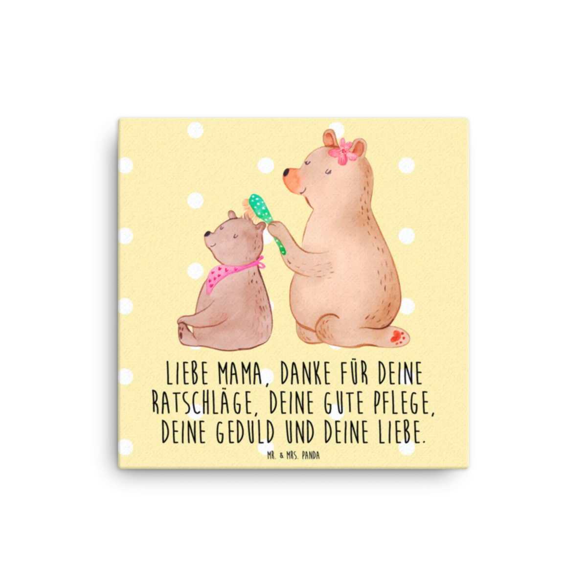 Leinwand Bild Bär Kind Kunstdruck, Leinwand, Vatertag, Papa, Mama, Schwester, Familie, Muttertag, Bruder, Opa, Oma, Mutter, Mutti, Geschenk
