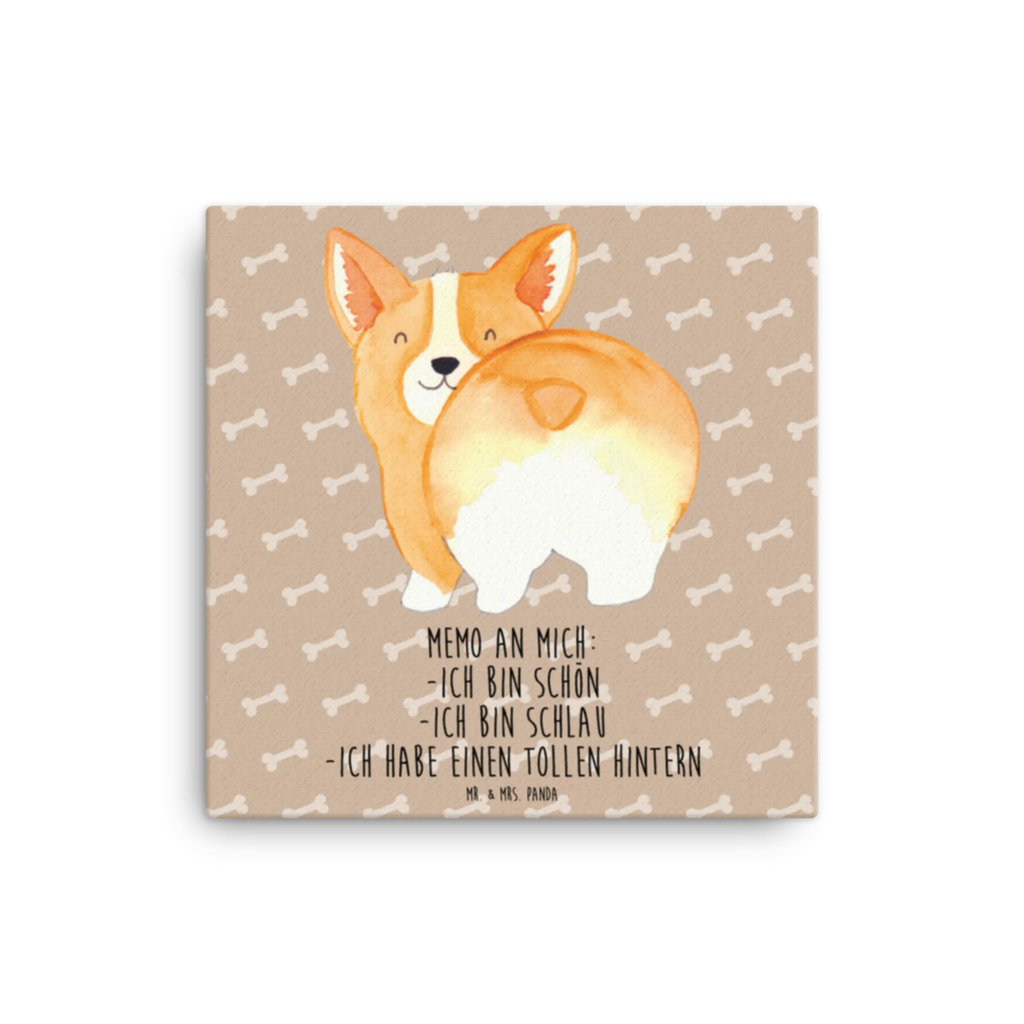 Canvas picture corgi buttocks Leinwand, Kunstdruck, Hunderasse, Hundebesitzer, Tierliebhaber, Haustier, Sprüche, Hundemotiv, Hund, Hundeliebe, Spruch, Motivation, Corgie, Selbstliebe