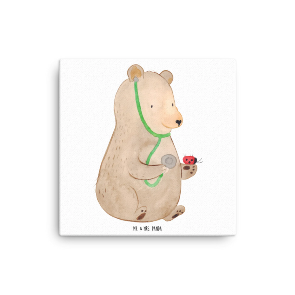 Canvas picture bear Physician Kunstdruck, Leinwand, Bär, Teddybär, Teddy, Ärztin, Professor, Doktorin, Arzt, Professorin, Doktor