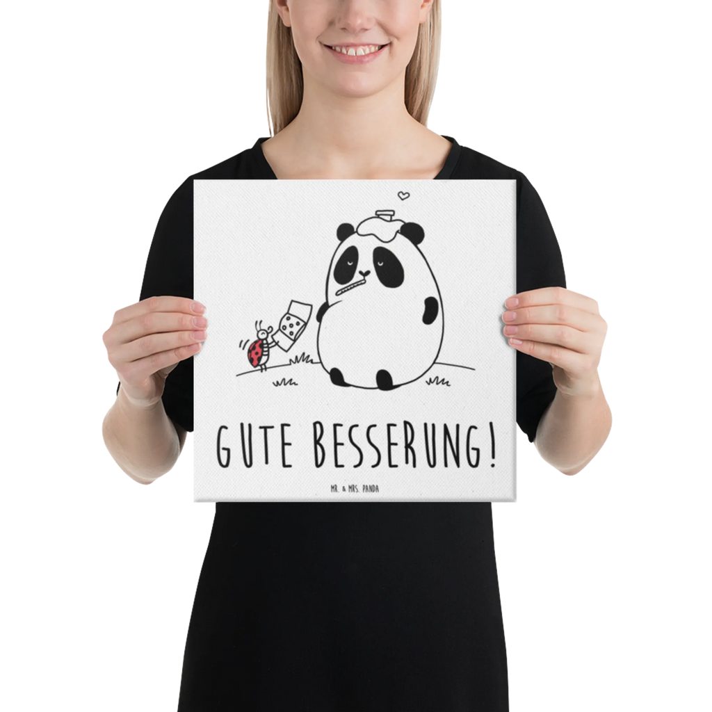 Leinwand Bild Easy & Peasy Gute Besserung Leinwand, Wanddeko, Dekoration, Bild, Kunstdruck