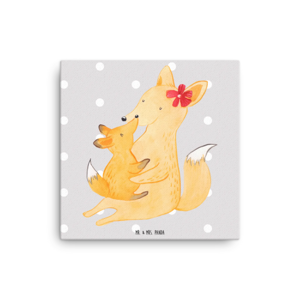 Canvas picture Fox mummy Leinwand, Kunstdruck, Vatertag, Oma, Mama, Bruder, Schwester, Familie, Muttertag, Papa, Opa, Beste Tochter, Tochter, Geschenk, Mutter, Lieblingstochter