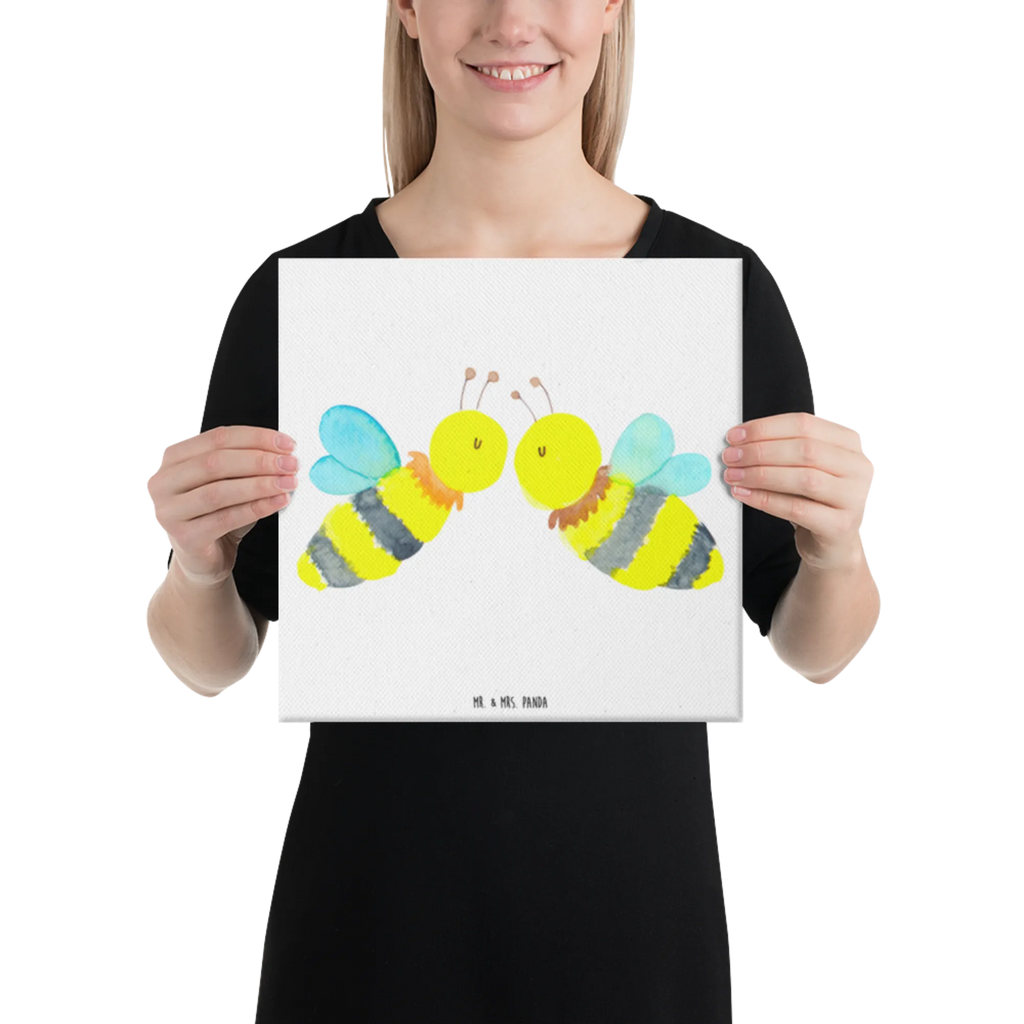 Leinwand Bild Biene Liebe Wanddeko, Bild, Kunstdruck, Dekoration, Leinwand, Biene, Wespe, Hummel