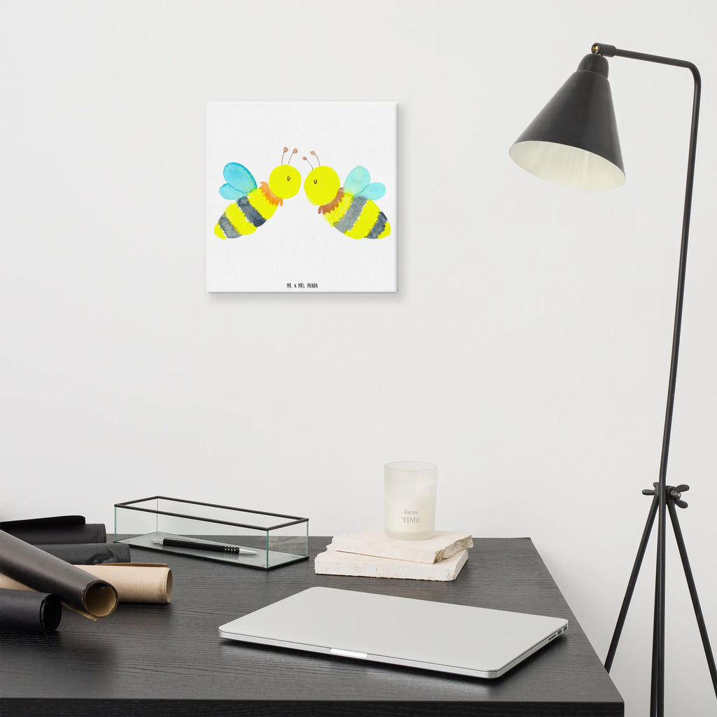 Leinwand Bild Biene Liebe Wanddeko, Bild, Kunstdruck, Dekoration, Leinwand, Biene, Wespe, Hummel