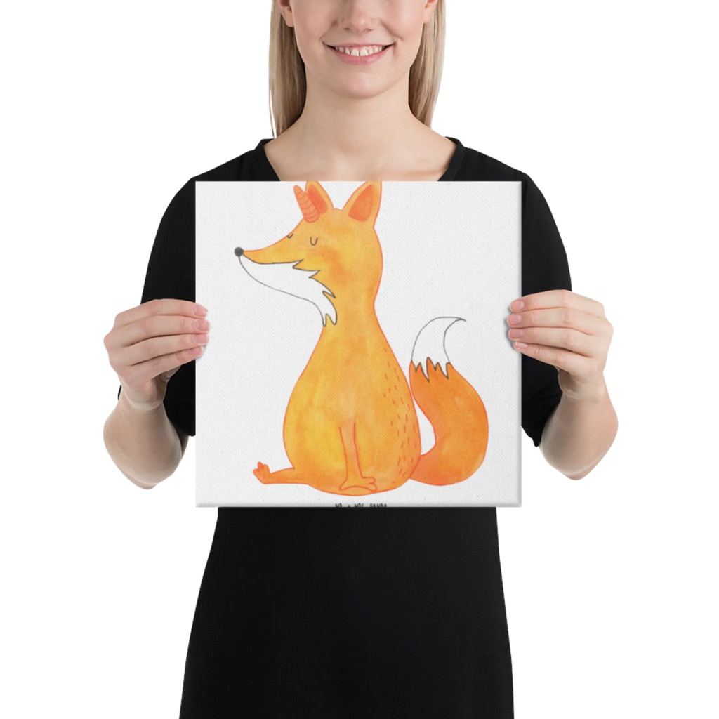 Canvas picture unicorn Wish Leinwand, Kunstdruck, Unicorn, Einhorn, Einhorn Deko, Einhörner, Fuchshörnchen, Fuchs, Unicorns, Foxycorn, Füchse, Fuchshorn