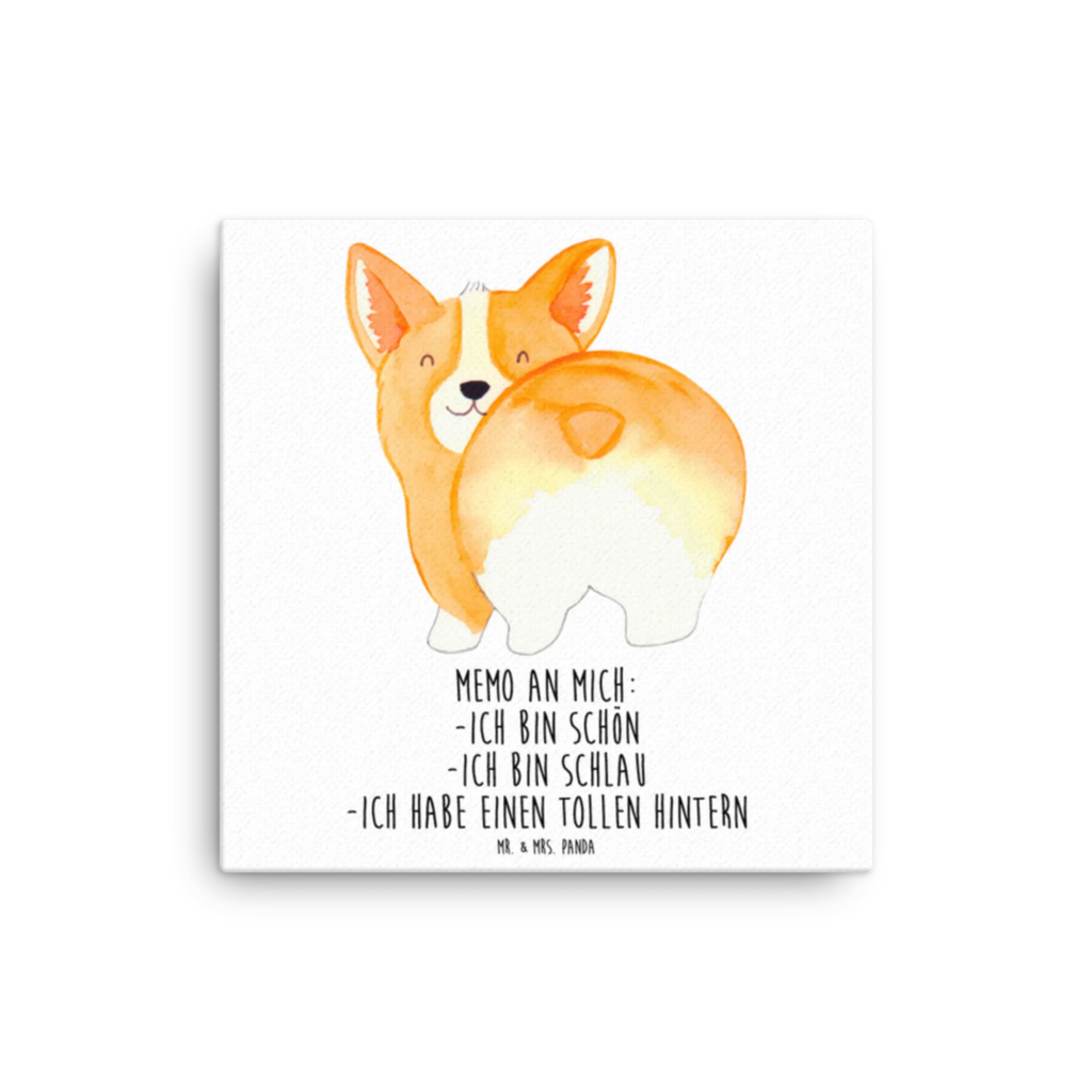 Canvas picture corgi buttocks Leinwand, Kunstdruck, Hunderasse, Hundebesitzer, Tierliebhaber, Haustier, Sprüche, Hundemotiv, Hund, Hundeliebe, Spruch, Motivation, Corgie, Selbstliebe