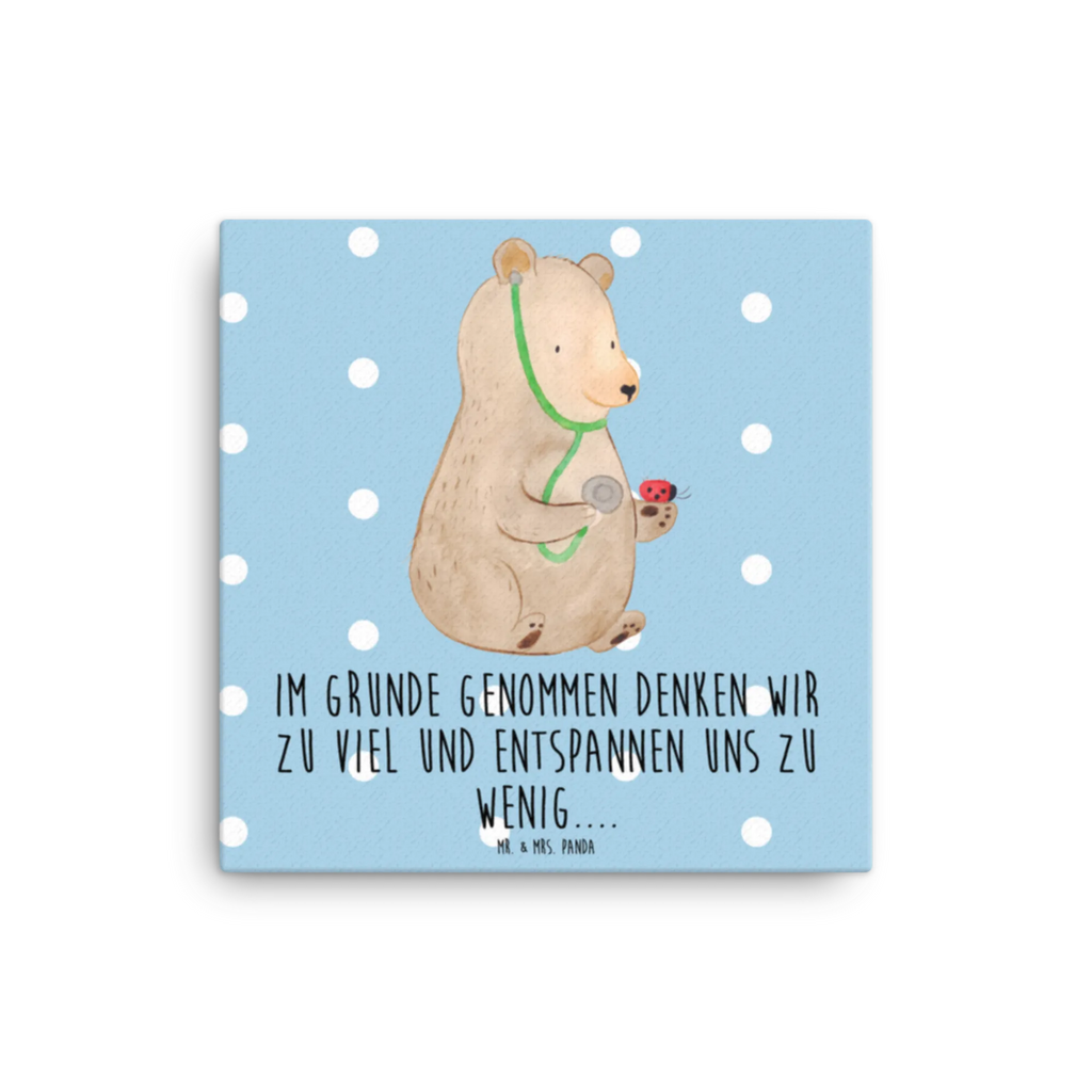 Canvas picture bear Physician Kunstdruck, Leinwand, Bär, Teddybär, Teddy, Ärztin, Professor, Doktorin, Arzt, Professorin, Doktor