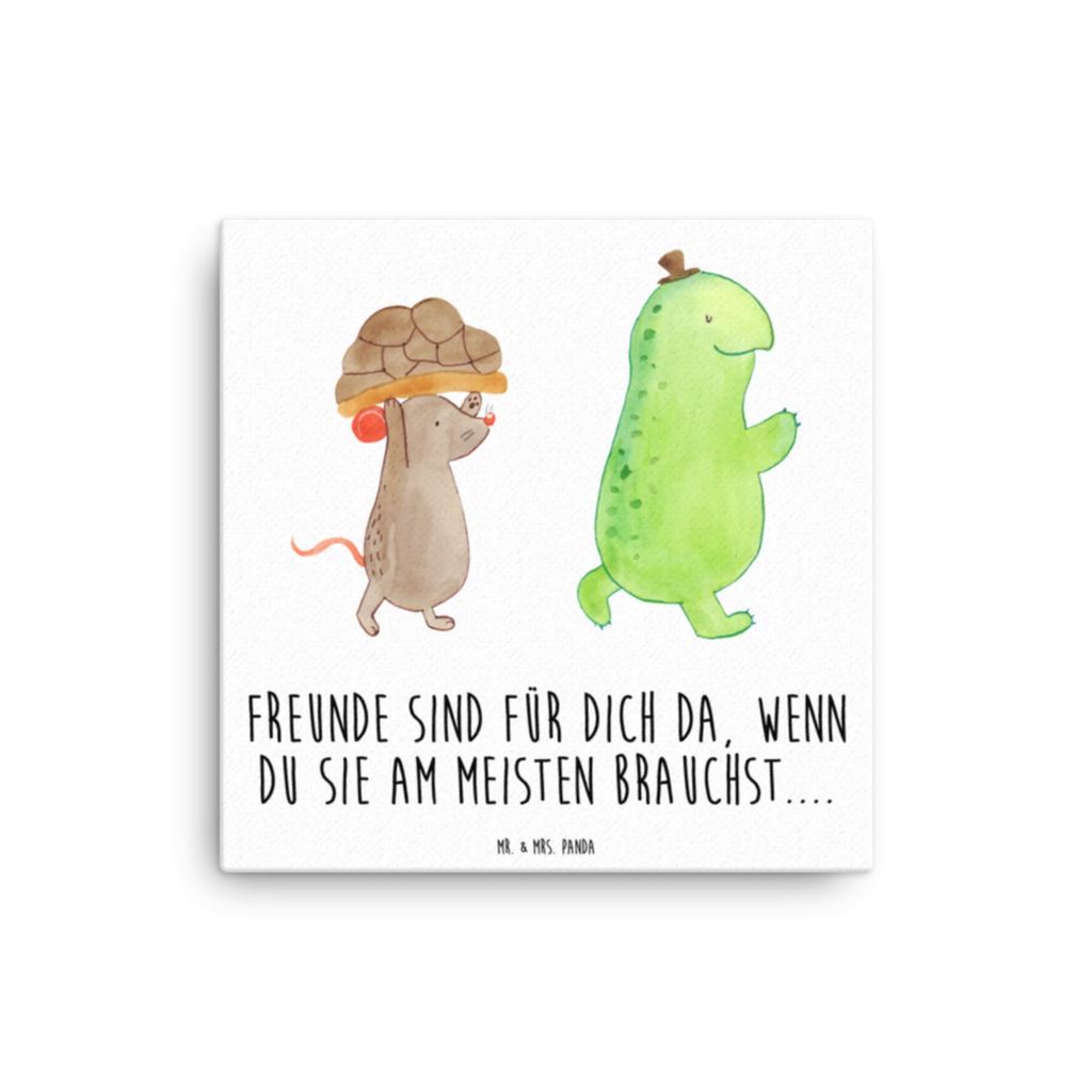 Leinwand Bild Schildkröte & Maus Kunstdruck, Leinwand, Schildkröte, Beste Freundinnen, Beste Freunde, Freunde, Maus, Freundinnen