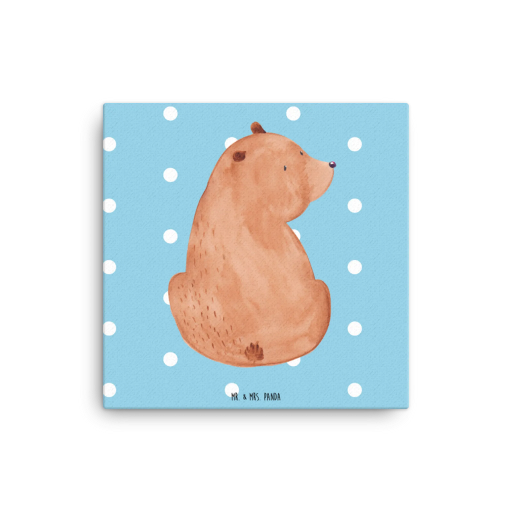 Canvas picture bear shoulder look Leinwand, Kunstdruck, Bär, Teddy, Teddybär, Weisheit, Weltansicht, Bären, Selbstachtung, Bärenliebe, Motivation