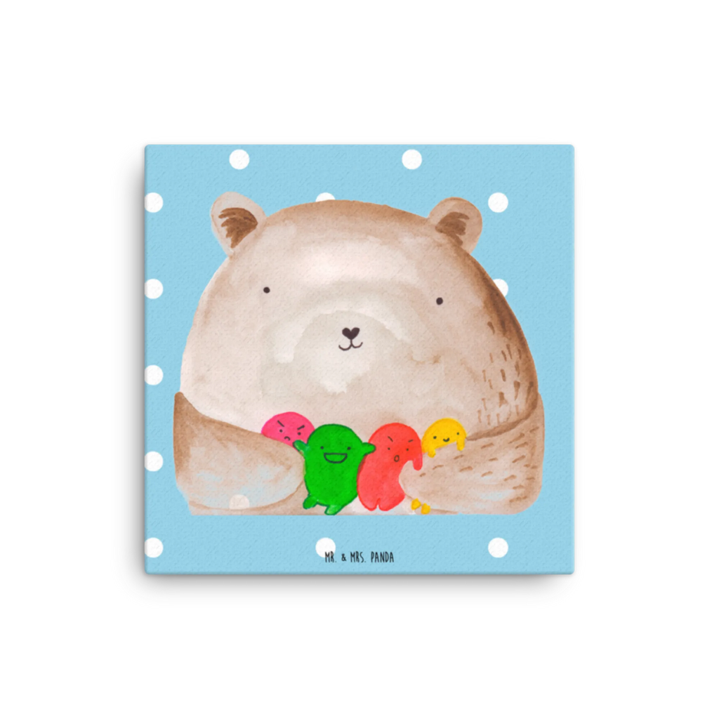 Leinwand Bild Bär Gefühl Kunstdruck, Leinwand, Teddybär, Teddy, Bär, Durchgedreht, Wahnsinn, Verrückt