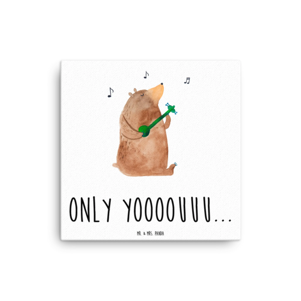 Leinwand Bild Bär Gitarre Kunstdruck, Leinwand, Teddybär, Teddy, Bär