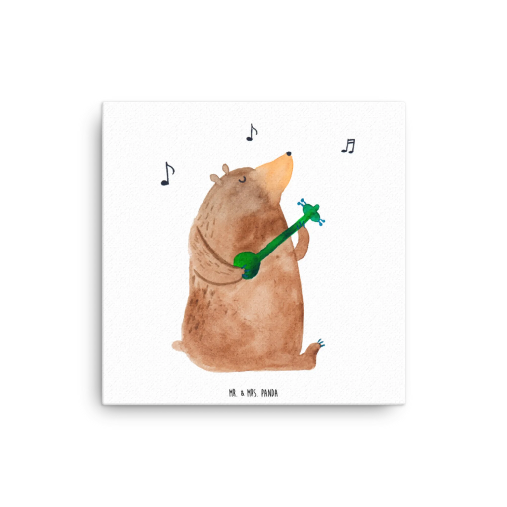 Leinwand Bild Bär Gitarre Kunstdruck, Leinwand, Teddybär, Teddy, Bär