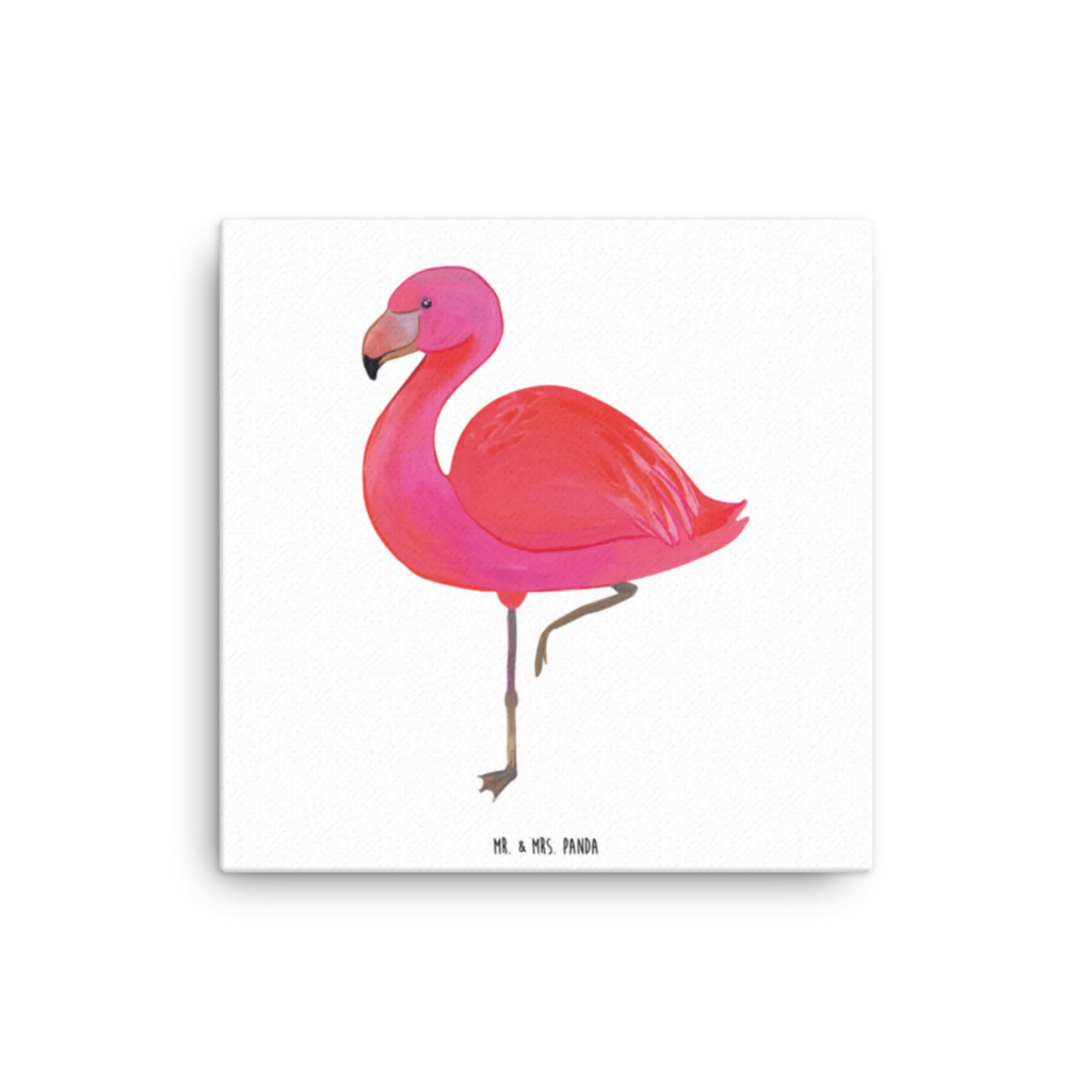Leinwand Bild Flamingo Classic Leinwand, Kunstdruck, Flamingo, Stolz, Geschwister, Freundin, Selbstliebe, Ich, für Mich, Freundinnen, Sohn, Einzigartig, Außenseiter, Spruch, Tochter