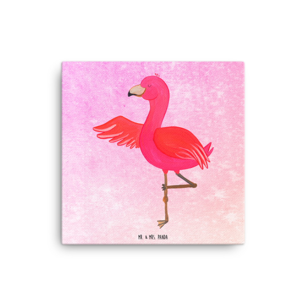 Leinwand Bild Flamingo Yoga Flamingo, Vogel, Yoga, Namaste, Achtsamkeit, Yoga-Übung, Entspannung, Ärger, Aufregen, Tiefenentspannung Leinwand, Bild, Kunstdruck, Wanddeko, Dekoration  Flamingo