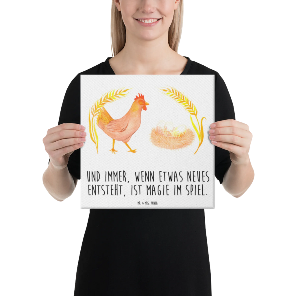 Canvas picture Chicken Proud Kunstdruck, Leinwand, Bild, Wanddeko, Landwirt, Landwirtin, Bauernhof, Hoftiere, Schwangerschaft, Landleben, Motivation, Geburt, Hahn, Magie, Hühner, Hof, Henne, Eier, Spruch