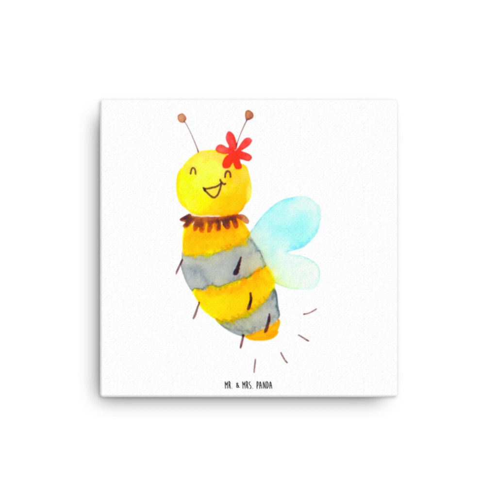 Canvas picture bee flower Leinwand, Kunstdruck, Hummel, Biene, Wespe