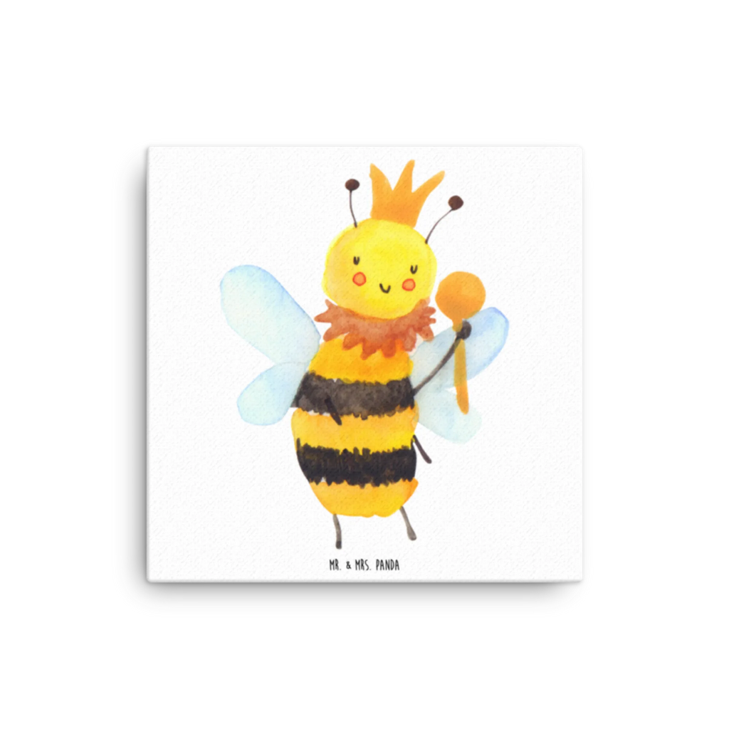 Canvas picture bee king Leinwand, Kunstdruck, Hummel, Biene, Wespe