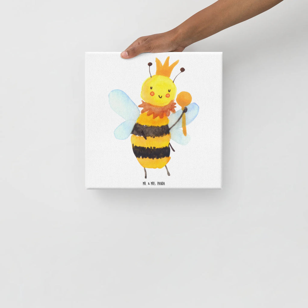 Canvas picture bee king Leinwand, Kunstdruck, Hummel, Biene, Wespe